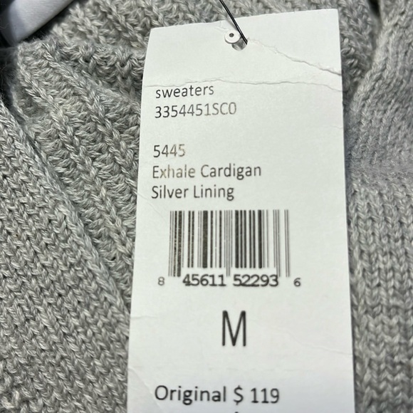 CAbi 5445 Exhale Cardigan Medium NWT - Picture 6 of 8
